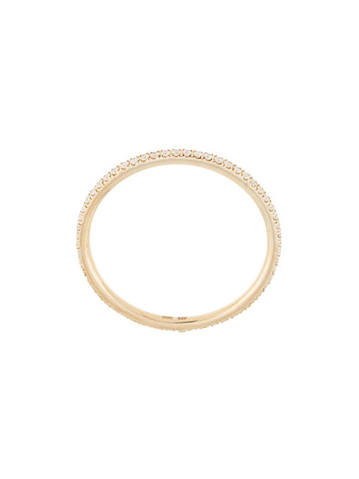 Natalie Marie 14kt Yellow Gold Queenie Full Diamond Band