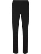Mm6 Maison Margiela Straight Trousers, Women's, Size: 46, Black, Polyester/viscose