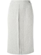 Chanel Vintage Straight Midi Skirt, Women's, Size: 40, Nude/neutrals