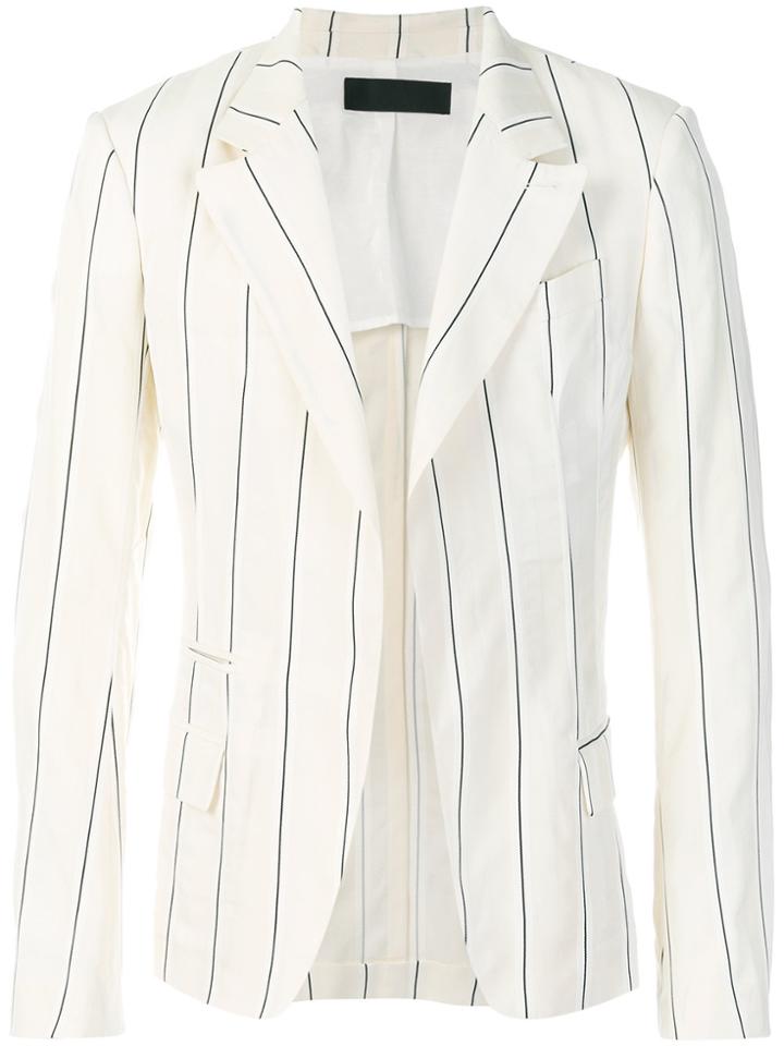 Haider Ackermann Striped Blazer - White
