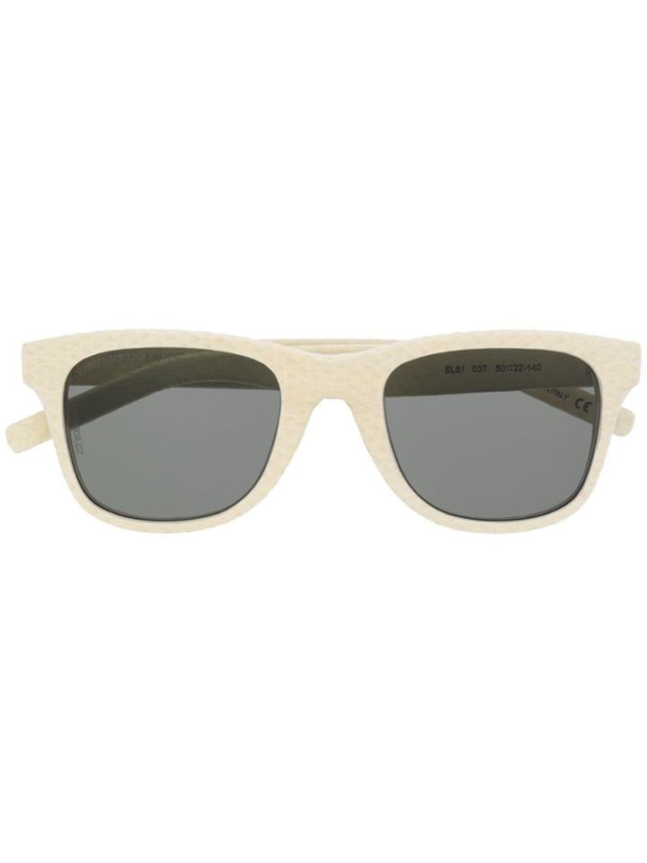 Saint Laurent Eyewear Snake Sunglasses - Neutrals