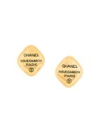 Chanel Vintage 31 Rue Cambon Earrings - Metallic