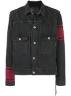 Mastermind World Skull And Crossbones Denim Jacket - Black