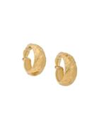 Yves Saint Laurent Vintage Hoop Earrings, Women's, Metallic