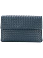 Bottega Veneta Intrecciato Vn Pouch - Blue