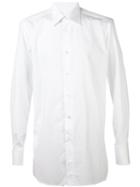 Brioni Classic Shirt, Men's, Size: 38, White, Cotton