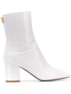 Valentino Valentino Garavani Ringstud Ankle Boots - White