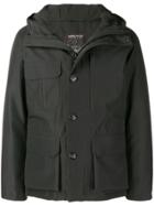 Woolrich Long Sleeved Padded Jacket - Grey
