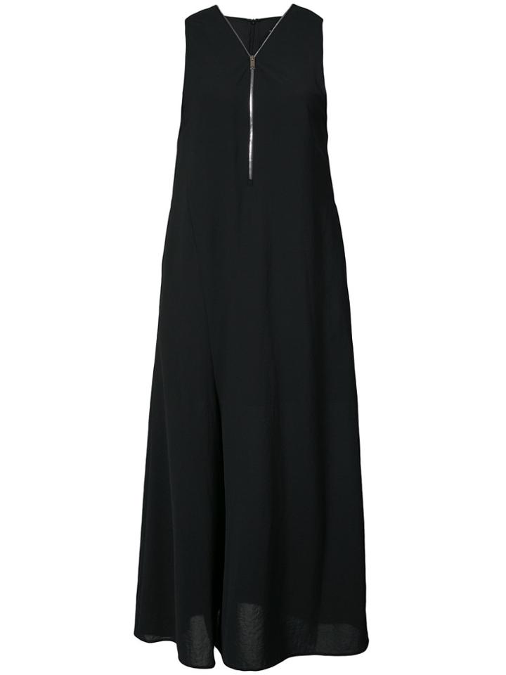 Demoo Parkchoonmoo Zipped Front Wide Leg Jumpsuit - Black