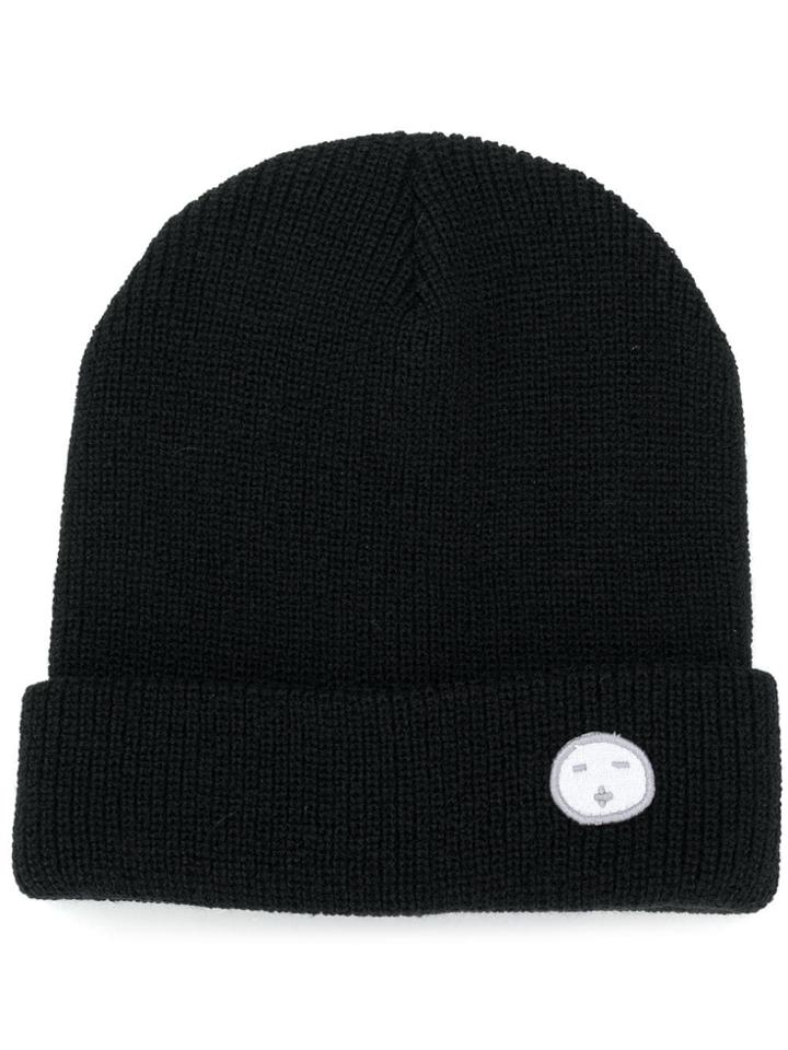 Société Anonyme Logo Patch Beanie - Black