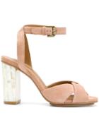 See By Chloé Ankle Strap Sandals - Pink & Purple