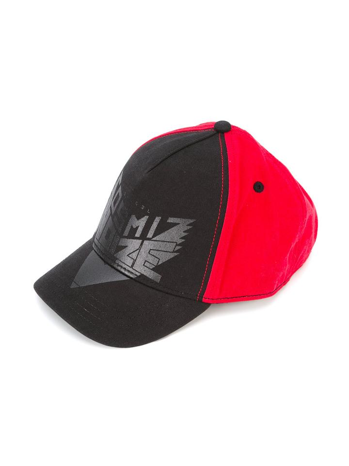 Diesel Kids - Logo Print Cap - Kids - Cotton - 52 Cm, Red