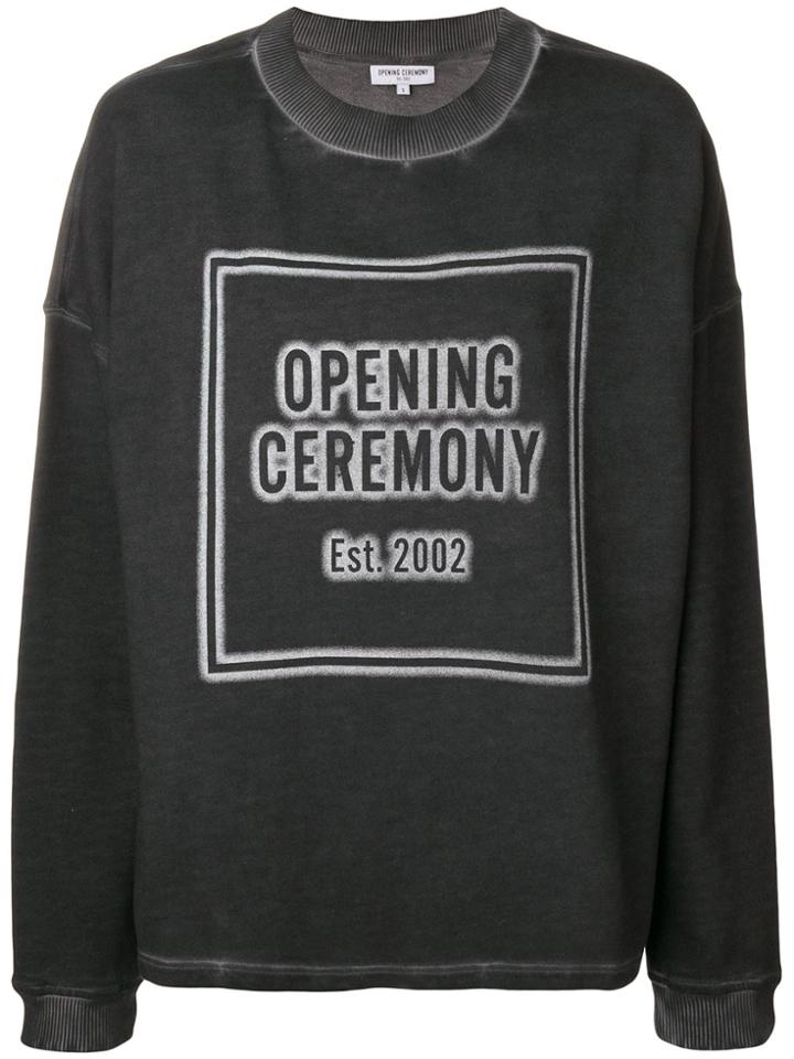 Opening Ceremony Logo Print Sweatshirt - Black