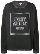 Opening Ceremony Logo Print Sweatshirt - Black