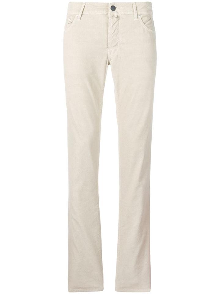 Jacob Cohen Corduroy Slim Trousers - Neutrals