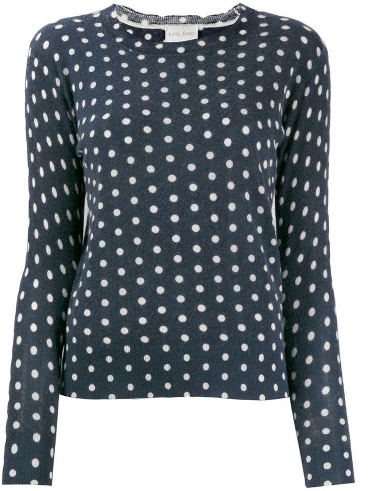 Forte Forte Polka-dot Jumper - Blue