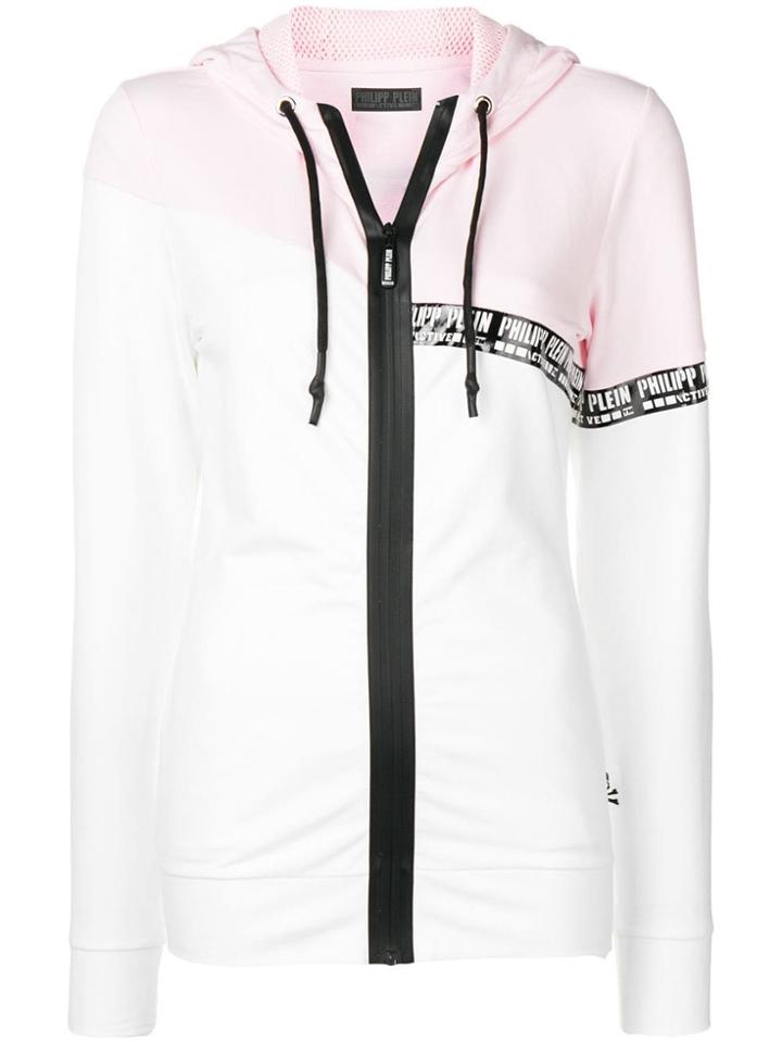 Philipp Plein Logo Hoodie - White