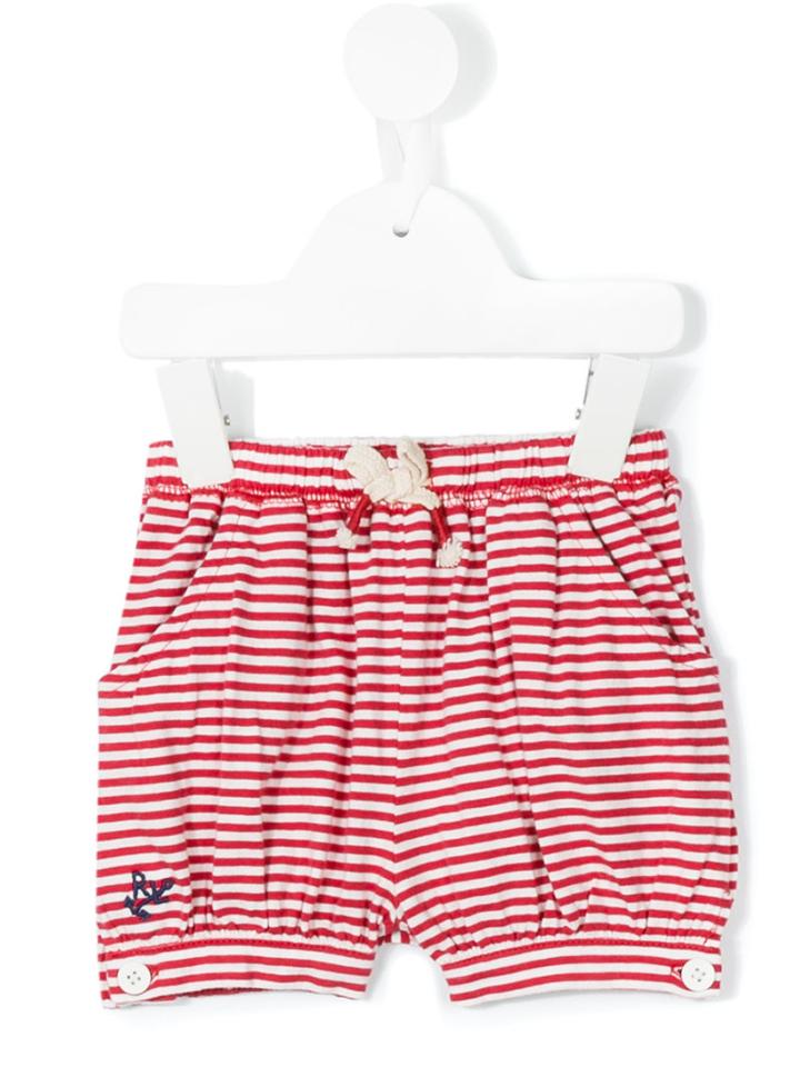 Ralph Lauren Kids - Striped Shorts - Kids - Cotton - 6 Mth, Red