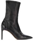 Brunello Cucinelli Mid-calf Stiletto Boots - Black