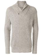 N.peal Twisted Shawl Cashmere Jumper - Brown