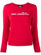 Karl Lagerfeld Embroidered Ikonik Sweatshirt