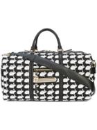 Thomas Wylde Rabbit Print Weekend Holdall - Black
