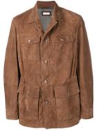 Brunello Cucinelli Pocket Detail Jacket - Brown