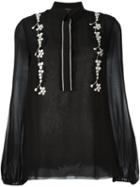 Giambattista Valli Floral Embroidered Blouse