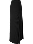 Maison Margiela Pleated Skirt, Women's, Size: 40, Black, Polyester