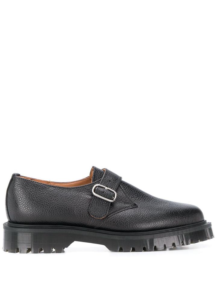 Ymc Chunky Sole Buckled Oxford Shoes - Black