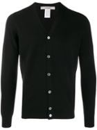 La Fileria For D'aniello Slim-fit Knit Cardigan - Black