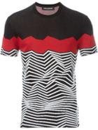 Neil Barrett Zig-zag Intarsia Sweater