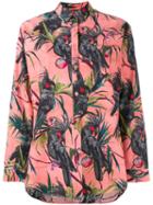 Ps By Paul Smith Floral Print Shirt, Women's, Size: 40, Pink/purple, Cotton