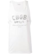 Cbgb Tank Top - Men - Cotton/modal - S, White, Cotton/modal, John Varvatos