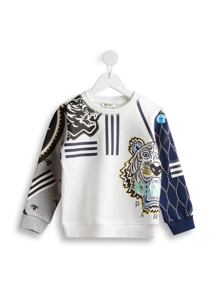Kenzo Kids Mixed Print Sweatshirt