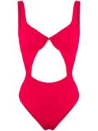 Sian Swimwear Cut-out Swimsuit - Red