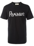 Maison Kitsuné 'parisien' T-shirt - Black