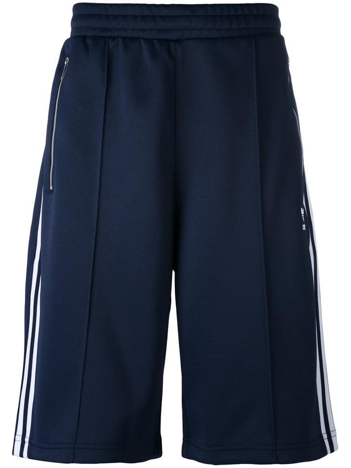 Adidas Originals - Classic Stripes Track Shorts - Men - Cotton/polyester - S, Blue