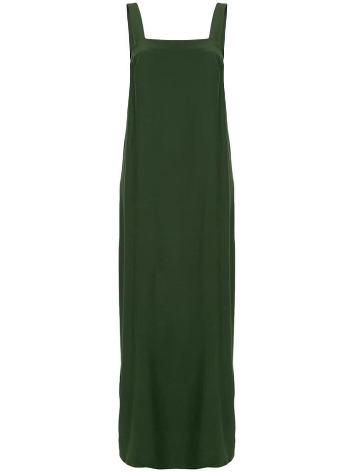 Matin Side Split Dress - Green