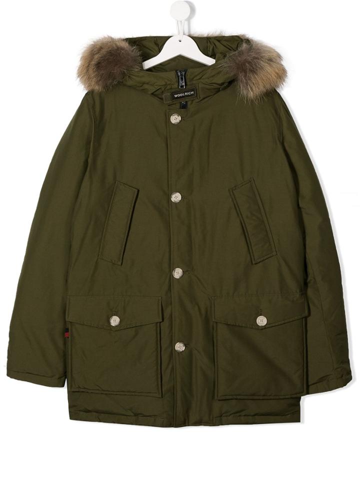 Woolrich Kids Woolrich Kids Wkcps2123ut0641 Gst - Green