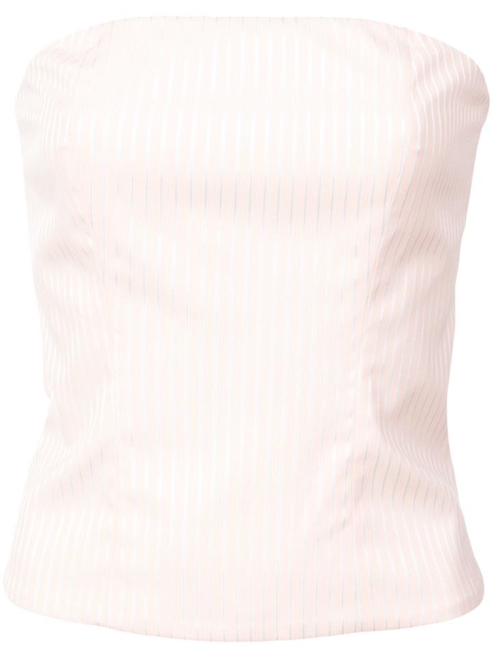 Petersyn Striped Cropped Top - Pink & Purple