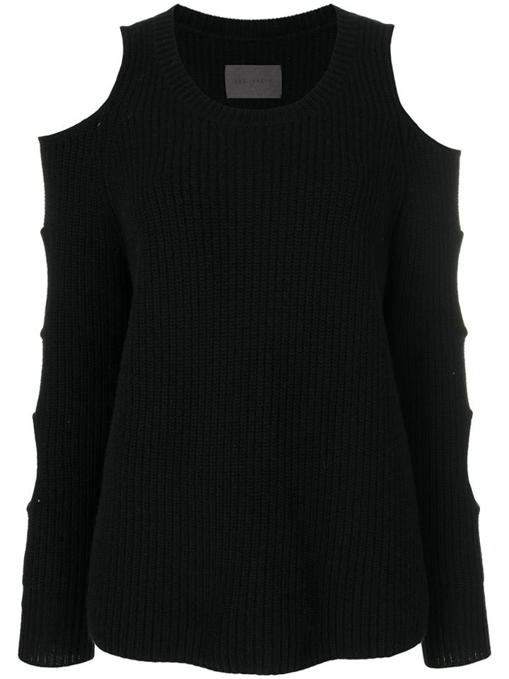 Zoe Jordan Cold Shoulder Jumper - Black