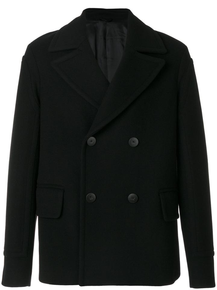 Stella Mccartney Double Breasted Peacoat - Black