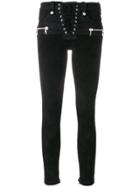 Unravel Project Hybrid Lace Up Pants - Black