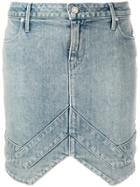 Rta Classic Fitted Mini Skirt - Blue