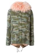 Mr & Mrs Italy Hooeded Camouflage Print Parka