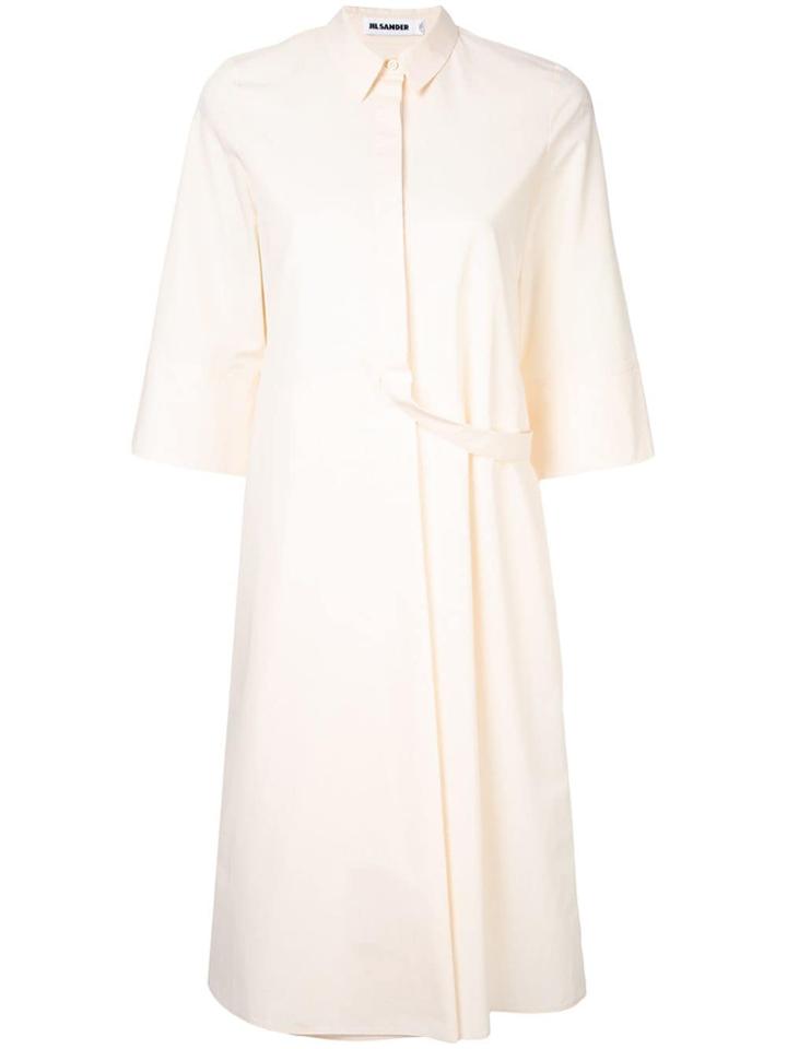 Jil Sander Grandeur Shirt Dress - Neutrals