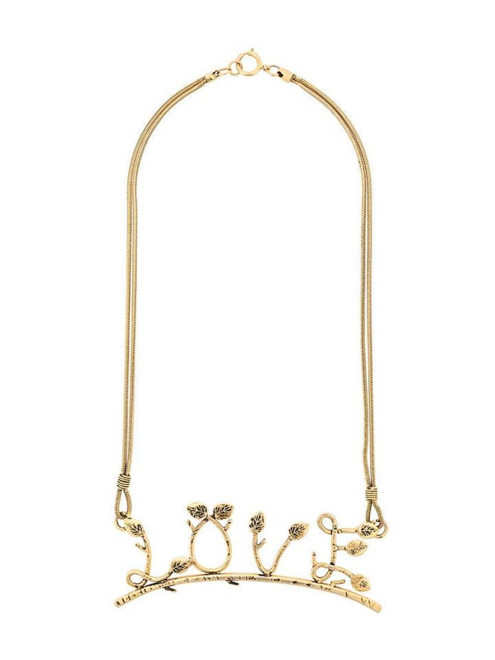 Moschino Pre-owned Love Necklace - Gold