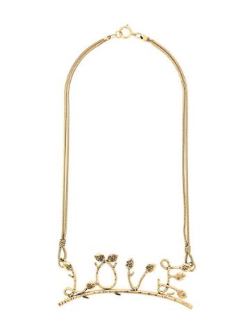 Moschino Pre-owned Love Necklace - Gold