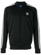 Adidas Originals Logo Print Track Jacket, Men's, Size: Large, Black, Recycled Polyester/organic Cotton